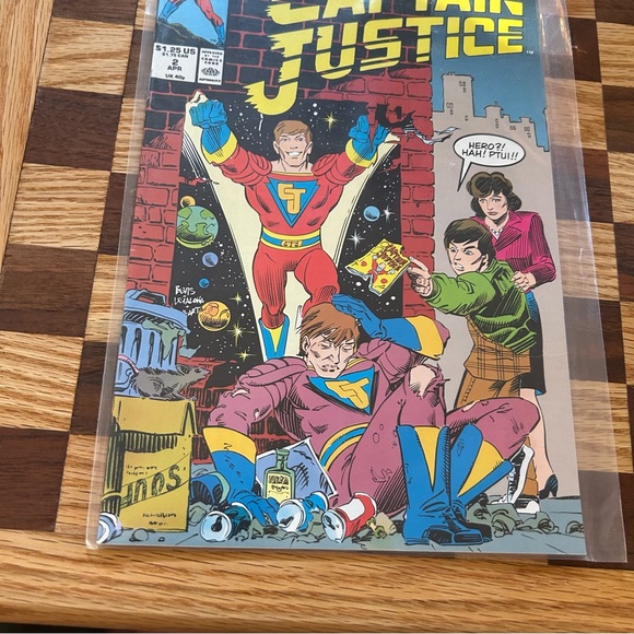 Captain Justice #1-2 complete series based on tv show - j.m. dematteis set - Picture 5 of 15